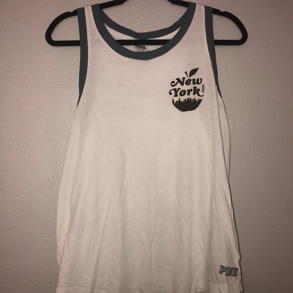 Pink NY tank top
